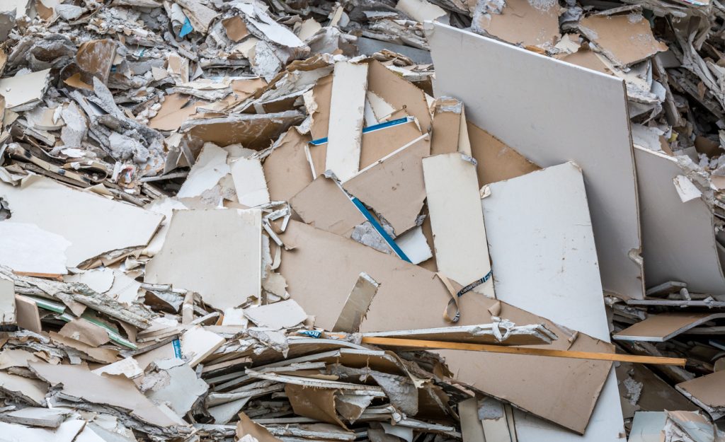 Is plasterboard hazardous waste?